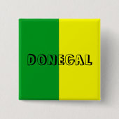 Donegal Flag Button Abzeichen (Vorderseite)