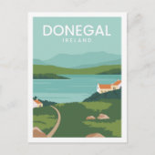 Donegal Irland Bekannter Reiseort Illustration Postkarte (Vorderseite)