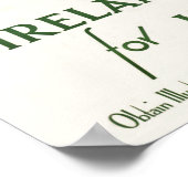 Donegal, Irland für Ferien Poster (Ecke)