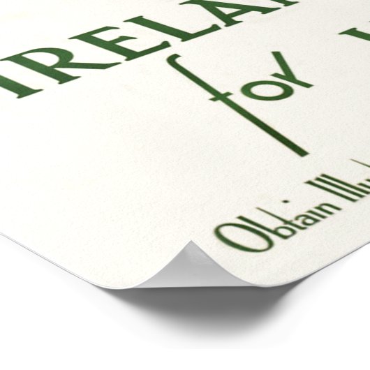 Donegal, Irland für Ferien Poster (Ecke)