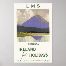 Donegal, Irland für Ferien Poster