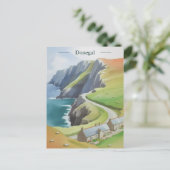 Donegal Irland Postkarte (Stehend Vorderseite)