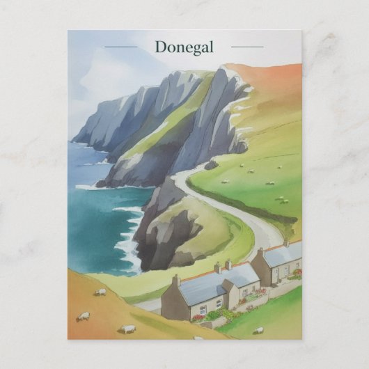 Donegal Irland Postkarte (Vorderseite)
