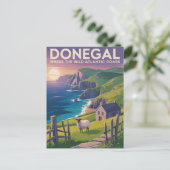 Donegal Irland Postkarte (Stehend Vorderseite)