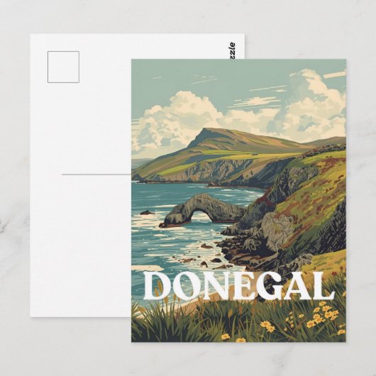 Donegal Postkarte (Vorne/Hinten)