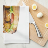 "Doner Kebab" Entwurfs-Geschirrtuch Handtuch (Viertel Falte)