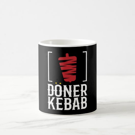 Döner Kebab Kebab Rotisserie Snack Kaffeetasse (Mittel)
