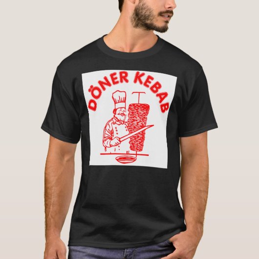 Doner Kebab Original 5 Aufkleber T-Shirt (Vorderseite)