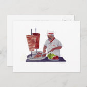 Doner Kebab Postkarte (Vorne/Hinten)