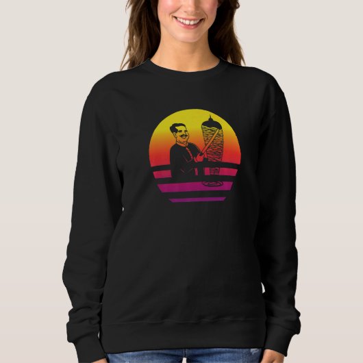 Döner Kebab Retro Style Vintage Sweatshirt (Vorderseite)
