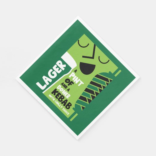 Doner Kebab Serviette (Ecke)