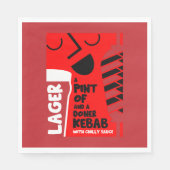 Doner Kebab Serviette (Vorderseite)