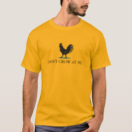 Döner nicht auf mir Krähe Hahn Gadsden Flag Parodi T-Shirt
