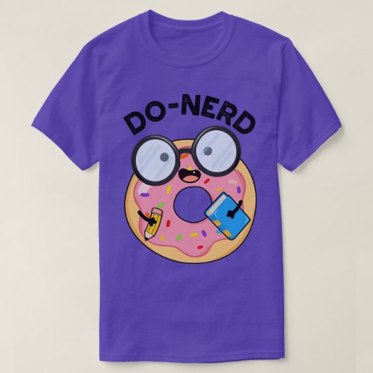 Donerd Funny Donut Pun T-Shirt (Design vorne)