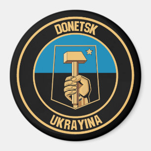 Donetsk-RundEmblem Magnet