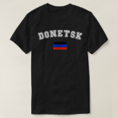 Donezk Flag Sport Wettbewerb Pride Vacation Souv T-Shirt (Design vorne)