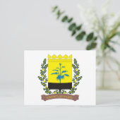 Donezker Wappen Postkarte (Stehend Vorderseite)