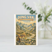 Dongvan Karst Plateau, Ha Giang, Vietnam Postkarte (Stehend Vorderseite)