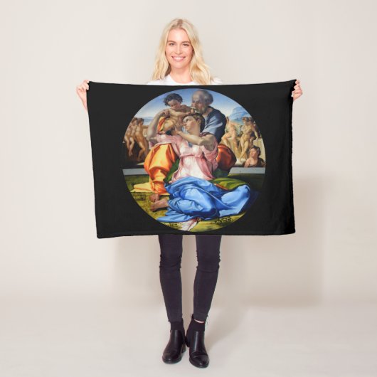Doni Tondo, Doni Madona, Michelangelo, 1507 Fleecedecke (Beispiel)