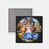 Doni Tondo, Doni Madona, Michelangelo, 1507 Magnet (Vorderseite/Rückseite)