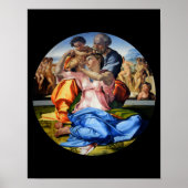 Doni Tondo, Doni Madona, Michelangelo, 1507 Poster (Vorne)