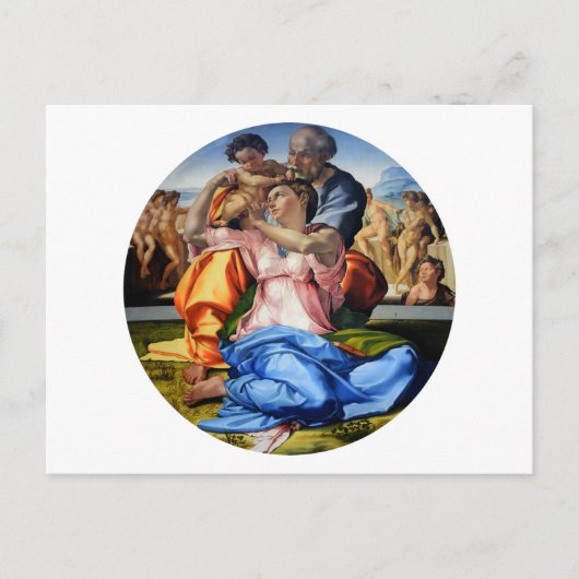 Doni Tondo, Doni Madona, Michelangelo, 1507 Postkarte (Vorderseite)