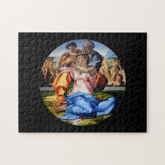 Doni Tondo, Doni Madona, Michelangelo, 1507 Puzzle (Horizontal)