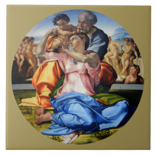 Doni Tondo, Doni Madona, Michelangelo Fliese