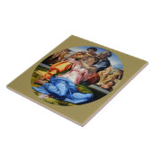 Doni Tondo, Doni Madona, Michelangelo Fliese (Seite)