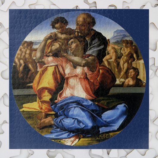 Doni Tondo oder Doni Madonna von Michelangelo Puzzle
