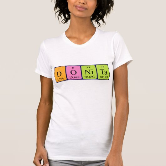 Donita Periodenname Shirt (Vorderseite)