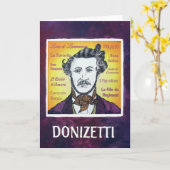 Donizetti Karte (Gelbe Blume)