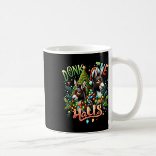 Donk die Hallen Weihnachtsgestecke in Christus gek Kaffeetasse