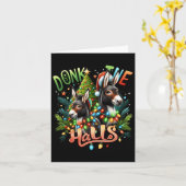 Donk die Hallen Weihnachtsgestecke in Christus gek Karte (Gelbe Blume)