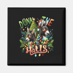 Donk die Hallen Weihnachtsgestecke in Christus gek Magnet
