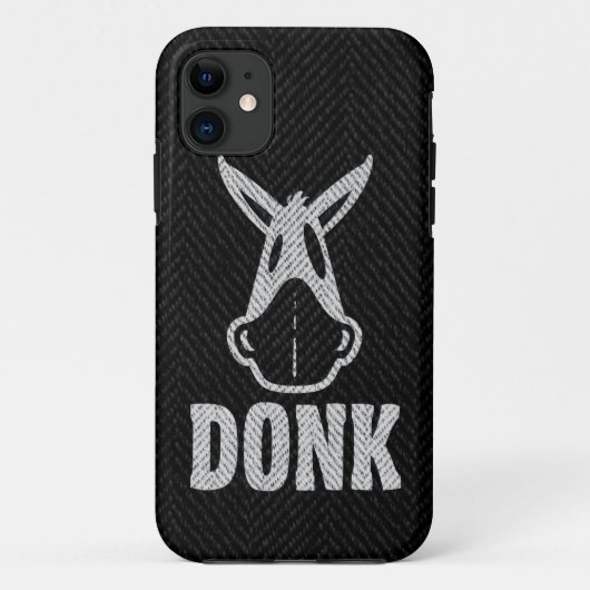 DONK - Weiß auf Schwarzem - iPhone 5 Fall Case-Mate iPhone Hülle (Rückseite)