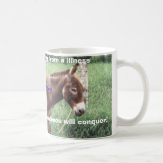 donkey-1, können Sie unter einer Krankheit Kaffeetasse
