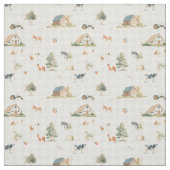 Donkey Barn Scottish Blue  Stoff (Muster)
