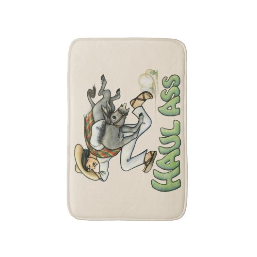 Donkey Bath Mat Badematte (Vorderseite Vertikal)