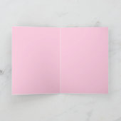 Donkey Birthday Card in Pink Karte (Innenseite)