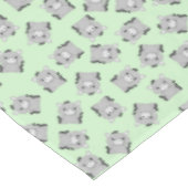 Donkey Birthday Party Green Tischdecke (Schrägansicht)