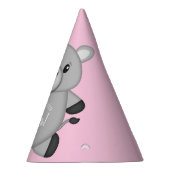 Donkey Birthday Party Pink Partyhütchen (Rechts)