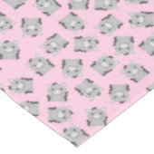 Donkey Birthday Party Pink Tischdecke (Schrägansicht)