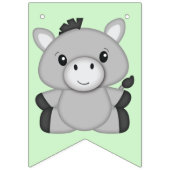 Donkey Birthday Party Wimpelkette (Erste Fahne)