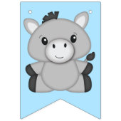 Donkey Birthday Party Wimpelkette (Erste Fahne)