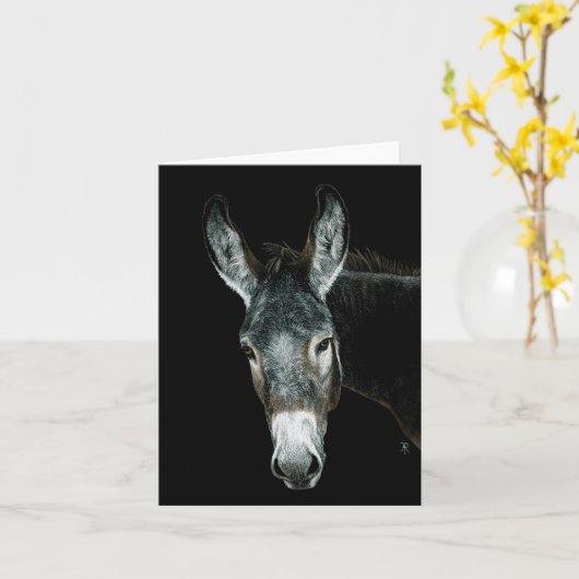Donkey Card - "Rocky" Karte (Gelbe Blume)