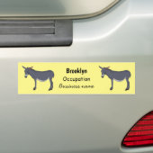 Donkey Cartoon Autoaufkleber (Auf Auto)
