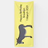 Donkey Cartoon Banner (Vertikal)