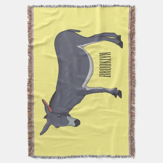 Donkey Cartoon Decke (Vorderseite Vertikal)