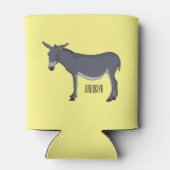Donkey Cartoon Dosenkühler (Rückseite)